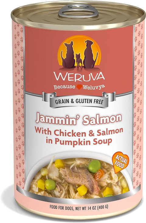 Weruva Jammin' Salmon Wet Dog Food (14oz)