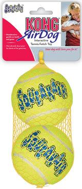 KONG SqueakAir® Ball – Durable Squeaker Tennis Ball Dog Toy for Fetch & Play