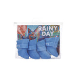 M-Pets Rainy Day Blue Dog Boots Waterproof Large 5x3.8cm