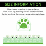 DOGOYS Dog Shoes Non-Slip Waterproof Boots Green 4Pcs Size Medium