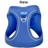 Plush Step In Air Mesh Harness - Cornflower (Front D-Ring)