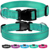 Reflective Nylon Dog Collar | Adjustable Safety Strap for Small and Medium Dogs