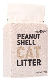 Touchcat ® High-Clumping Eco-Friendly Peanut Shell Kitty Cat Litter